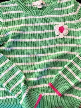 Lilly Pulitzer Jovienne Sweater - Jackfruit Green Shine Bright xs nwot